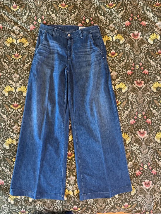 Ag Adriano Goldschmied Denim - AG Adriano Goldschmied “Stella” Low-slung palazzo Wide-Leg Jeans, 30” inseam